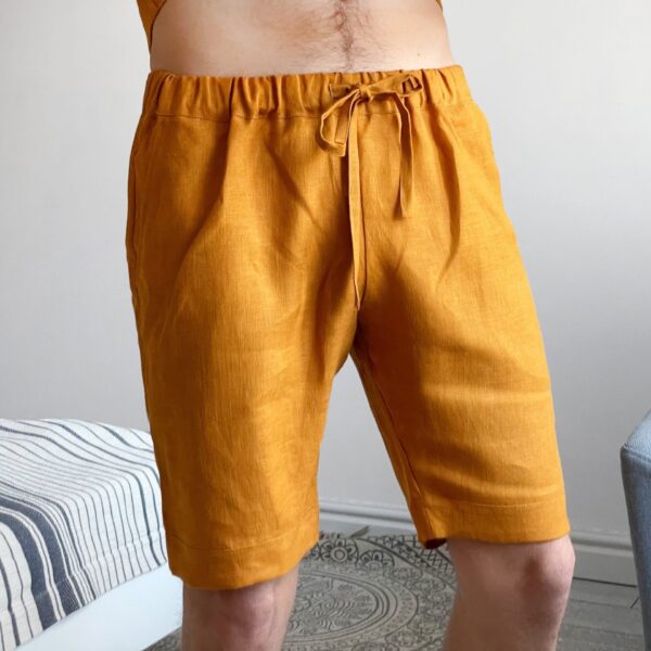 Slim Fit Summer Linen Shorts – Light Urban Menswear