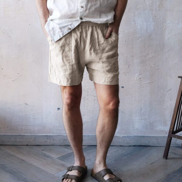 Short Length Linen Beach Shorts for Men – Tropical Chill